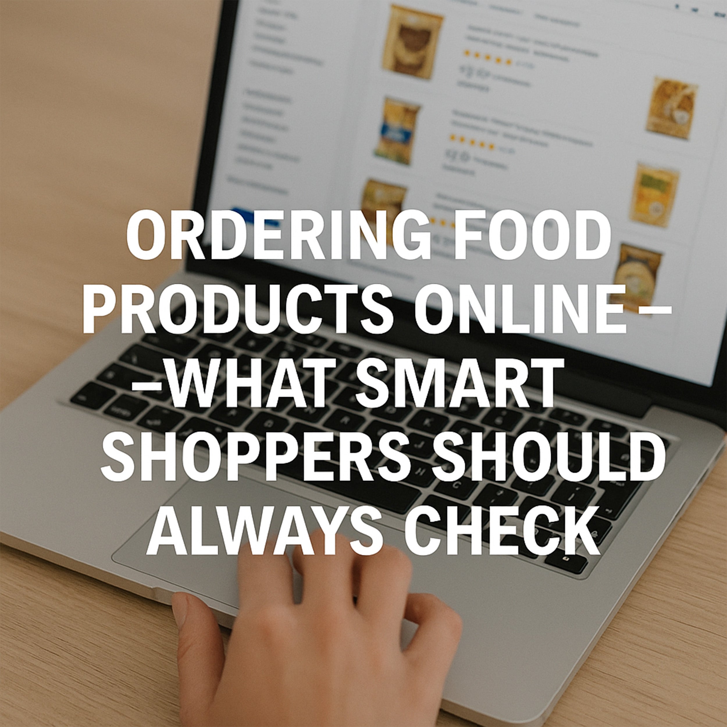 Ordering Food Products Online — What Smart Shoppers Should Always Check