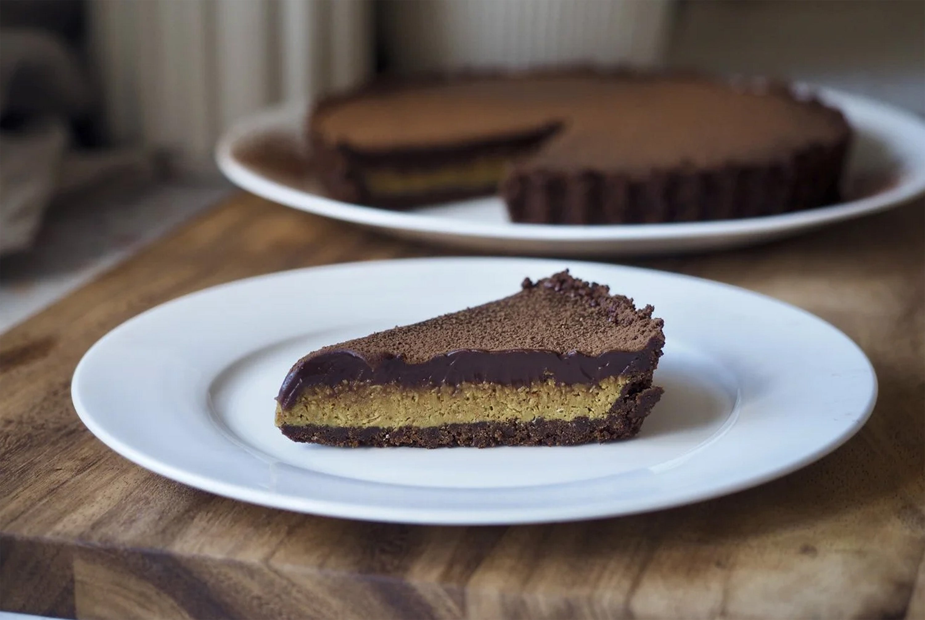 Crispy Kataifi & Pistachio Chocolate Tart