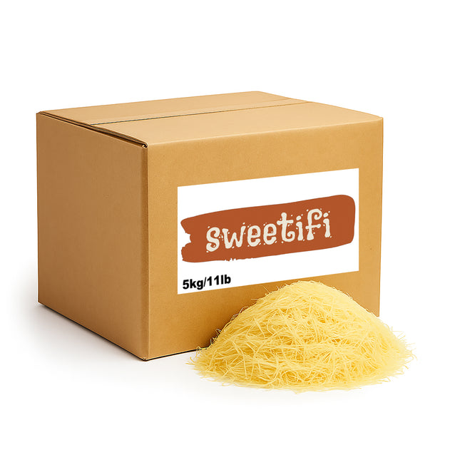 Sweetifi Bulk Kataifi Shredded Fillo Dough, Dried Chopped Kataifi