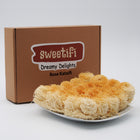 Sweetifi Kataifi Pastry – Hand-Shaped Shredded Fillo Dough Dessert (Dry, Syrup-Free) – Greek & Turkish Style Pre-Baked Kataifi – Heat & Sweeten with Syrup, 200gr/7Oz (Rose)
