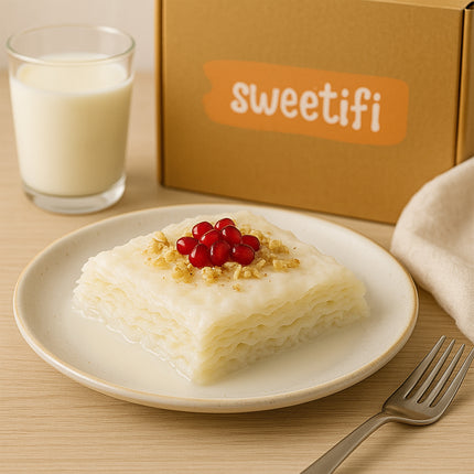 Sweetifi Gullac Sheets – Gluten-Free Traditional Turkish Güllaç Dessert Leaves, Thin Delicate Layers for Milk-Based Desserts