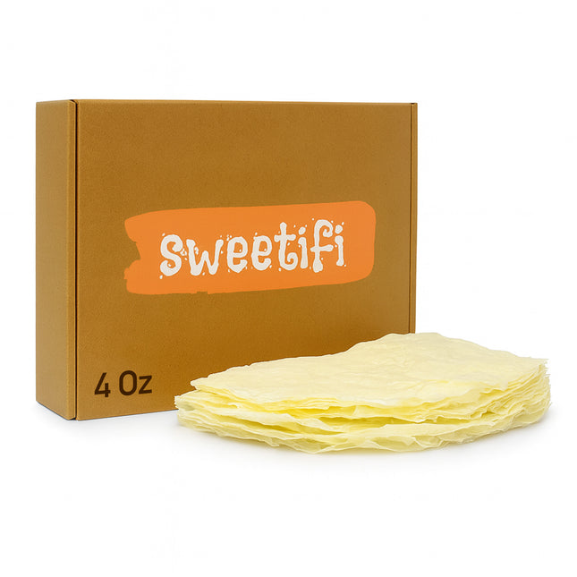 Sweetifi Gullac Sheets – Gluten-Free Traditional Turkish Güllaç Dessert Leaves, Thin Delicate Layers for Milk-Based Desserts