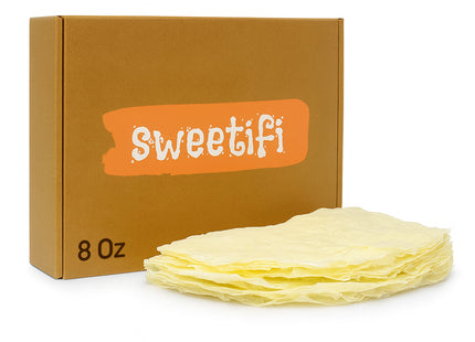 Sweetifi Gullac Sheets – Gluten-Free Traditional Turkish Güllaç Dessert Leaves, Thin Delicate Layers for Milk-Based Desserts