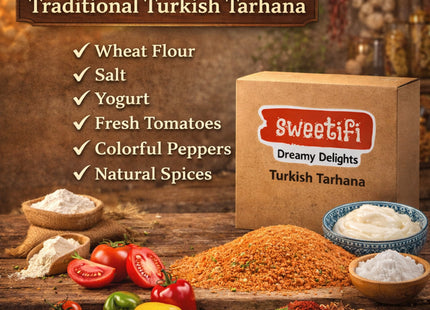 Turkish Tarhana Powder Soup Mix, Home Made Trahana, Mix Vegetable Dried Soup