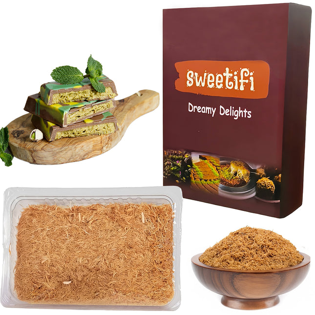 Sweetifi Roasted Kataifi Pastry, Baked Kataifi for Authentic Desserts