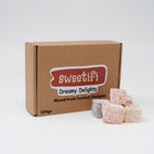 Sweetifi Mixed Fruit Turkish Delight, Chewy Candy Made with Real Fruit, Gluten Free, No Additives, Assorted Gourmet Lokum
