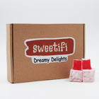 Sweetifi Rose Turkish Delight, Chewy Vegan Candy, Gluten Free, No Additives, Assorted Gourmet Lokum