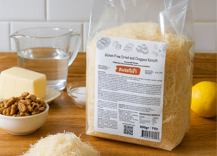 Shredded phyllo dough for Dubai Chocolate recipe