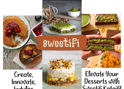 Sweetifi Traditional Kataifi Pastry – Authentic Shredded Fillo Dough for Kunafa, Baklava & Dubai Chocolate